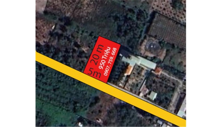 ĐẤT GẦN QUẬN 9 ! FULL THỔ, GIÁ 950 TRIỆU/100M2, NHƠN TRẠCH !
